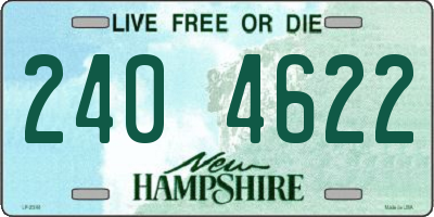 NH license plate 2404622