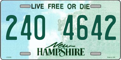 NH license plate 2404642