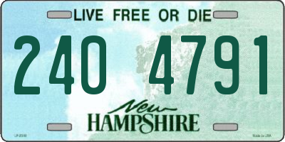 NH license plate 2404791