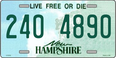 NH license plate 2404890
