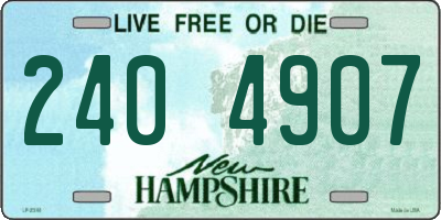NH license plate 2404907
