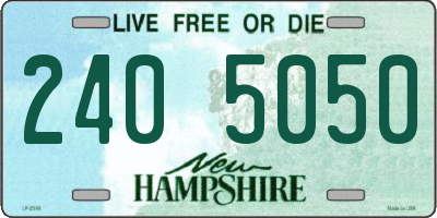 NH license plate 2405050