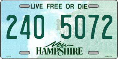 NH license plate 2405072