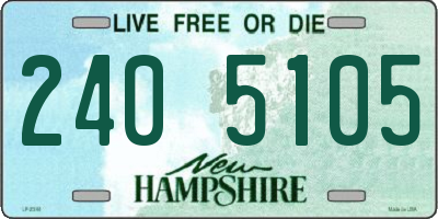 NH license plate 2405105