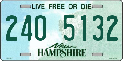 NH license plate 2405132