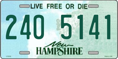 NH license plate 2405141