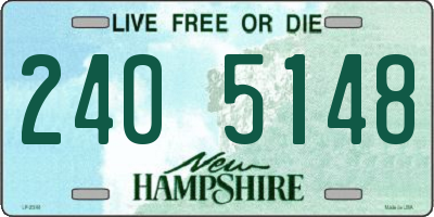 NH license plate 2405148