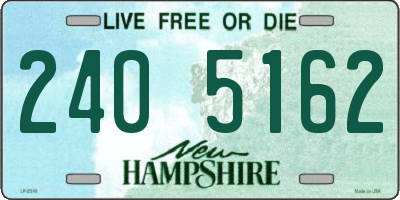 NH license plate 2405162
