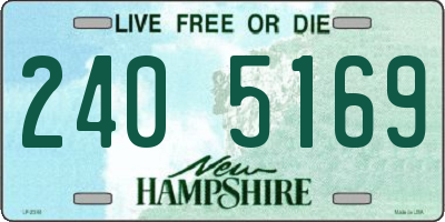 NH license plate 2405169