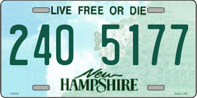 NH license plate 2405177