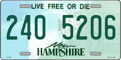 NH license plate 2405206