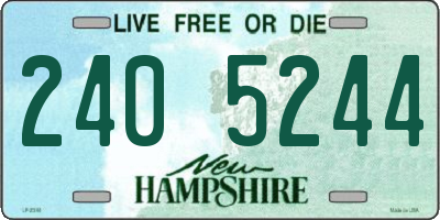 NH license plate 2405244