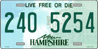 NH license plate 2405254
