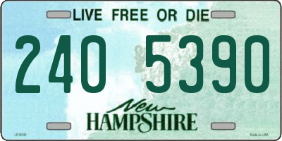 NH license plate 2405390