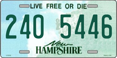 NH license plate 2405446