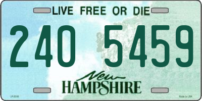 NH license plate 2405459