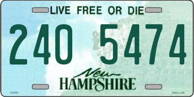 NH license plate 2405474