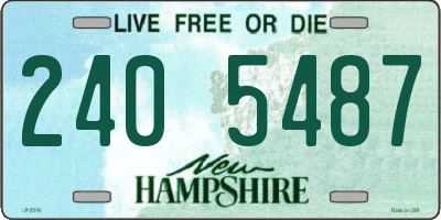 NH license plate 2405487