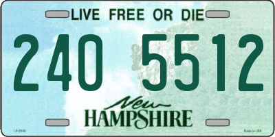 NH license plate 2405512