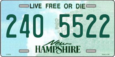 NH license plate 2405522