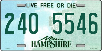 NH license plate 2405546