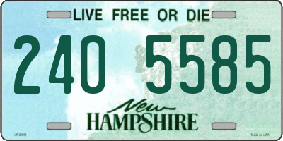 NH license plate 2405585