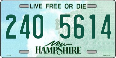 NH license plate 2405614