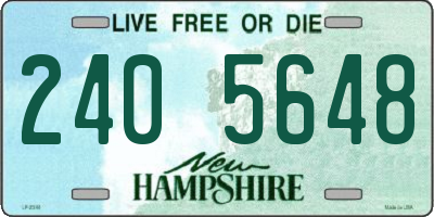 NH license plate 2405648