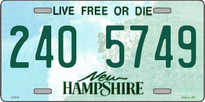 NH license plate 2405749