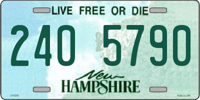 NH license plate 2405790