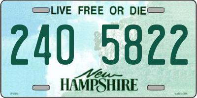 NH license plate 2405822