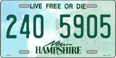 NH license plate 2405905