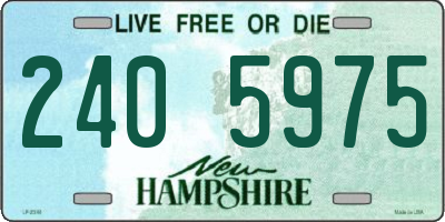 NH license plate 2405975