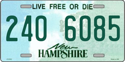 NH license plate 2406085