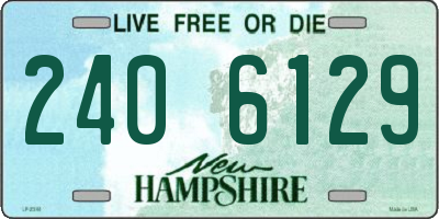 NH license plate 2406129