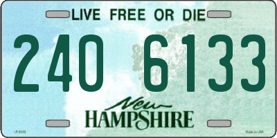 NH license plate 2406133
