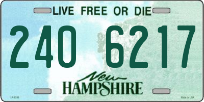 NH license plate 2406217