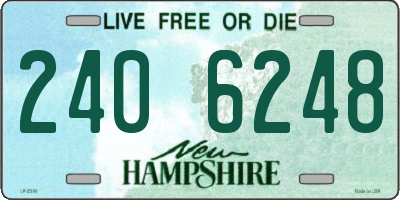 NH license plate 2406248