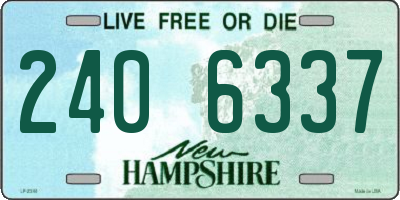 NH license plate 2406337