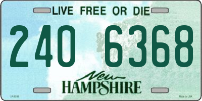 NH license plate 2406368