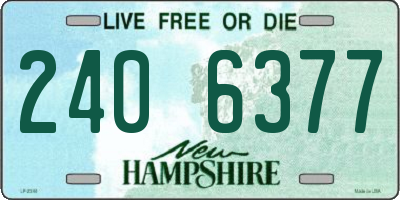 NH license plate 2406377