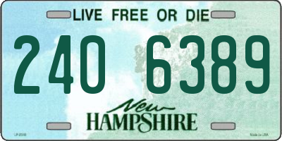 NH license plate 2406389