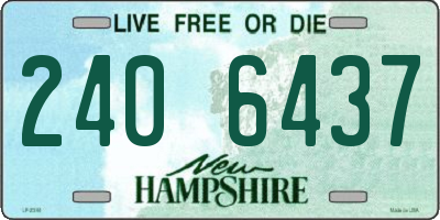NH license plate 2406437