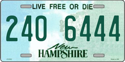 NH license plate 2406444