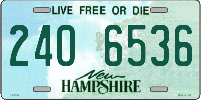 NH license plate 2406536