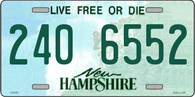 NH license plate 2406552