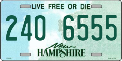 NH license plate 2406555