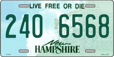 NH license plate 2406568