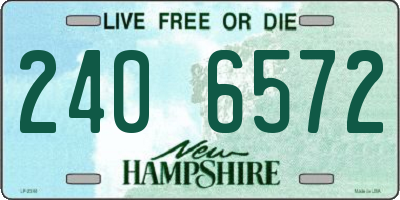 NH license plate 2406572