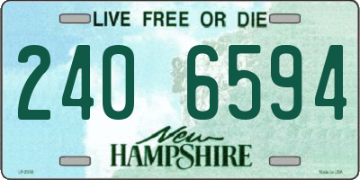 NH license plate 2406594